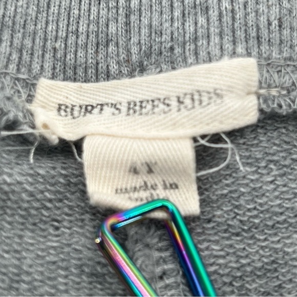 Burt’s Bees Gray Pocket Organic Cotton Shorts Size 4 Toddler - Picture 2 of 5